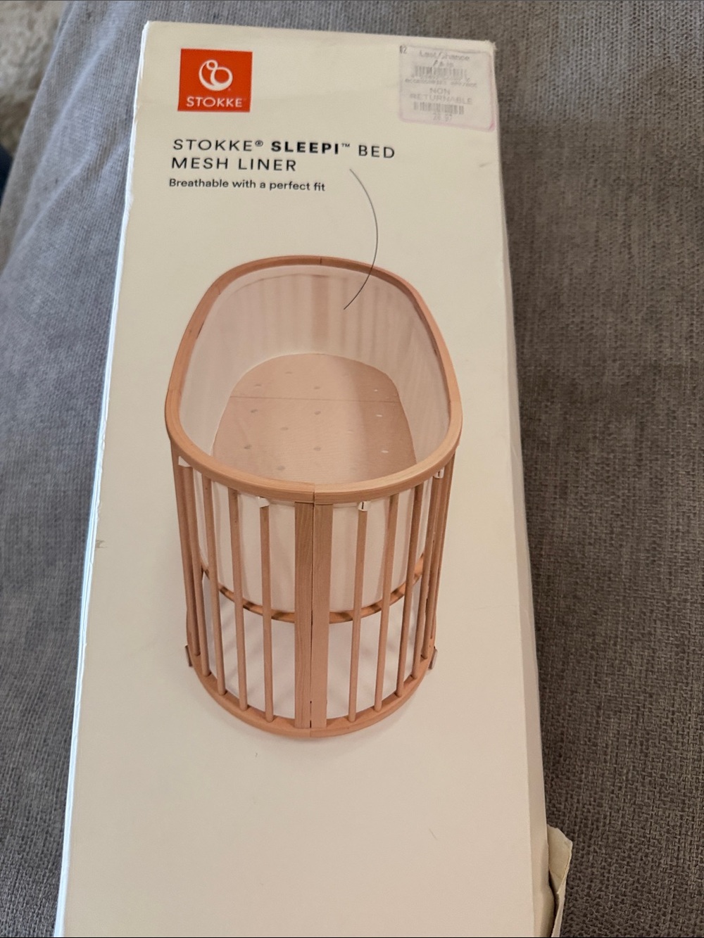 Stokke Sleepi v3 Bed Mesh Liner in Cream - NWT